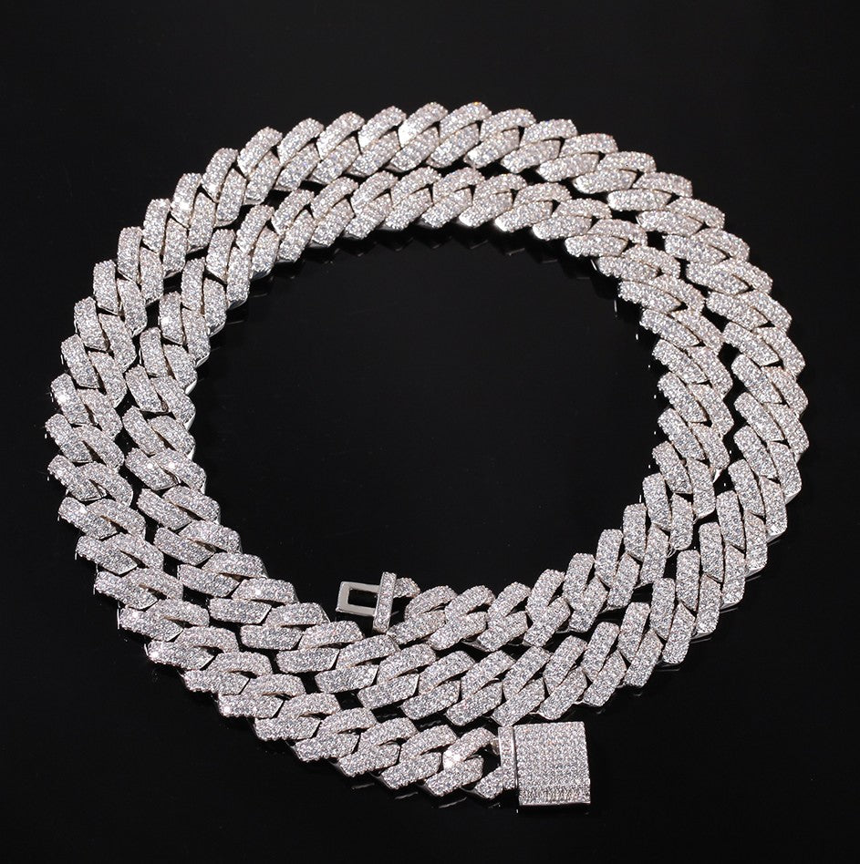 Iced Cuban Chain 14mm - Silver