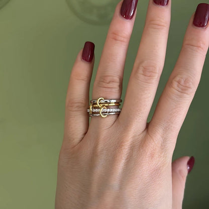 Multi-Link Interlocking Ring